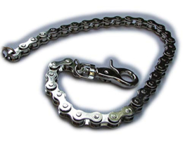 Biker Wallet Chain - Heavy Link Chain - Chrome