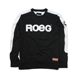 ROEG SWEAT JERSEY BLACK/WHITE LONGSLEEVE