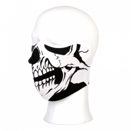 Face Mask - Half - Skull -  Biker (large version)