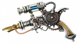 Belt Buckle - Alchemy - Tattoo Machine - Empire-Remington Patent Dermal Inducer