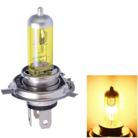 H4 90W / 100W halogen bulb - YELLOW