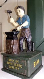 John Deere Blacksmith Mechanical Bank (vintage)