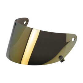 Biltwell Gringo S - Shield Visor - Anti-FOG - GOLD CHROME
