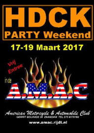 Party HDCK - A.M.A.C. 17-19 maart 2017