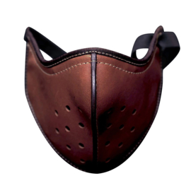 Hannibal Face Mask - Motorcycle Mask - Brown