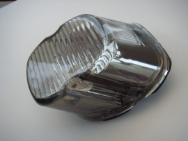 Laydown Taillight Lens, SMOKE - TOP TAG WINDOW - 03-21