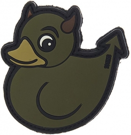 PVC & VELCRO PATCH - Devil Duck in camouflage colours