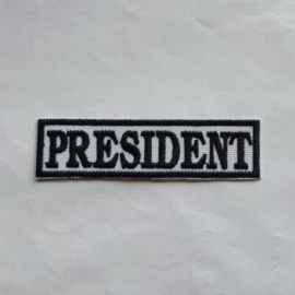 BLACK & WHITE PATCH - Flash / Stick - PRESIDENT