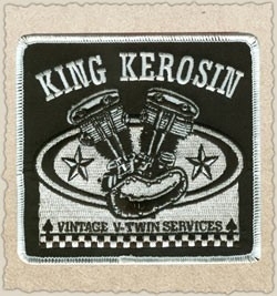 016 - Patch - King Kerosin - Patch Vintage V-Twin Services