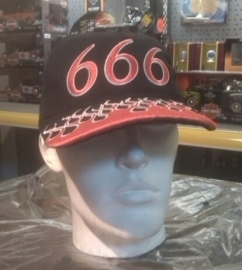 Cap - 666 - El Diablo - the Devil - Red & White