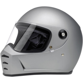 Biltwell - Lane Splitter Helmet - Flat Silver (DOT)