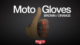 Biltwell INC - Moto Gloves - Brown/Orange