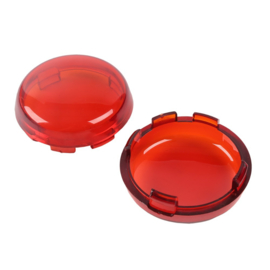 BULLET TURN SIGNAL LENS RED - Per Stuk