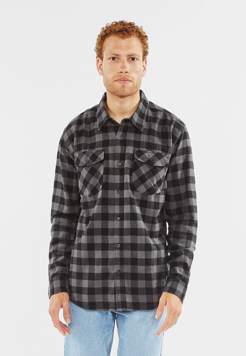 Harley Shirt Vintage Industries - GREY Checker