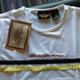 Lady Shirt - Harley-Davidson - White - Embroide Script Logo