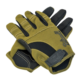 BILTWELL MOTO GLOVES OLIVE/BLACK/TAN