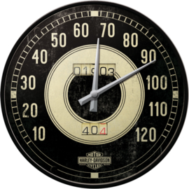 Harley-Davidson:  Genuine Biker Wall Clock - Speedometer 1903