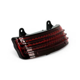 Red Tri-Bar LED Rear Tail Fender Tip Light HDI - Europe