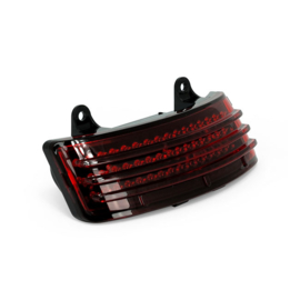 CUSTOM DYNAMICS, TRI-BAR LED REAR FENDER TIP. RED LENS