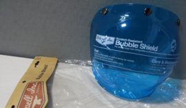 Biltwell Jet - Bubble Visor - Blue Solid - Bubble Shield