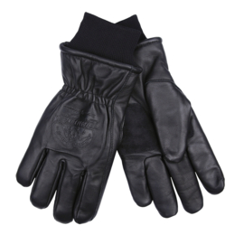 Black Leather Gloves - Cold Weather & Waterproof - Fostex Originals