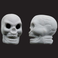 Valve Caps -White Skulls - Trik Topz
