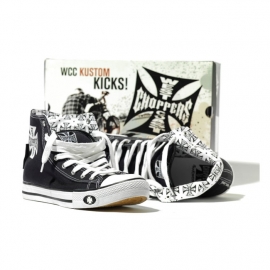 WCC BLACK WARRIOR SHOES - `After Riding`  Hi Top Sneakers