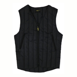 Black Nylon Biker Vest - MCS WorkWear