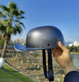 Pro Cap Helmet, Glossy Grey