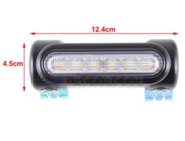 Highway Bar Lights - 12 LED - Black Coated (set 2x)