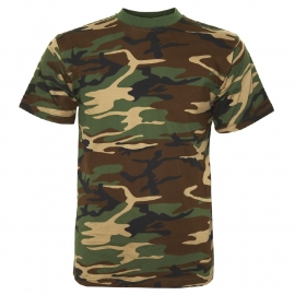 T-shirt Camouflage - Woodland - Fostee