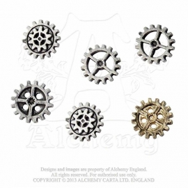 Alchemy England - Gear Wheels - Buttons