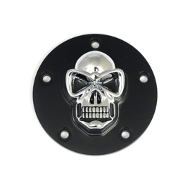 Skull Point Cover - Chrome / Black - 70-99 B.T. (EXCL. TC) (2 holes)