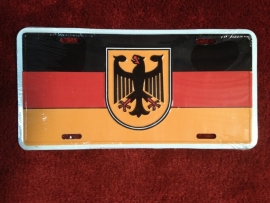 License Funny Plate - German Flag - Eagle - Deutschland
