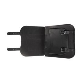 Leather Saddlebag 'Postman'. 30 liters (LARGE)