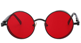 Rebel Sunglasses - Steampunk - Black & Red - 'The Devil'