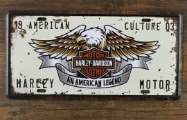 Licence plate - Harley-Davidson Vintage  - Car Plate