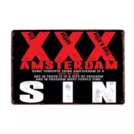Funny Plate - Amsterdam XXX - some tourists think ...
