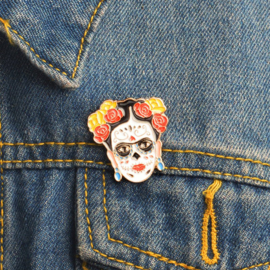 Pin - FRIDA KAHLO - Dia de los Muertos