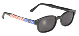 Sunglasses - Classic KD's - Smoke - USA FLAG / stars and stripes  FRAME