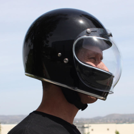 Biltwell Jet - Bubble Visor - CLEAR - Bubble Shield