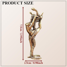 Brass Snake Girl - Figurine