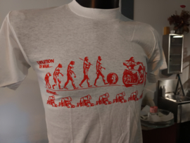 Red & White - Evolution of Men - NSFW - T-shirt