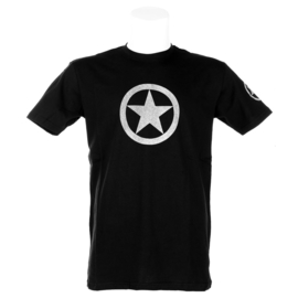 T-shirt Army Grey Star (Black)