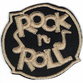 386 - golden PATCH - ROCK 'N ROLL