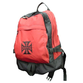 Jesse James WCC West Coast Choppers RED CANVAS BACKPACK