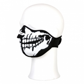 Face Mask - Half - Skull - Biker