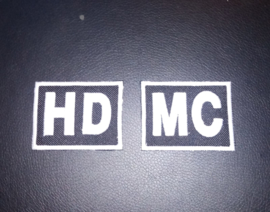PATCH SET (of 2) - HD-MC / HDMC - Black & White