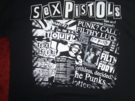 Sex Pistols - T-shirt (Large Only) - double print - Front/Back