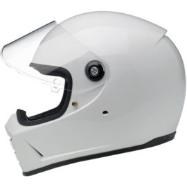 Biltwell - Lane Splitter Helmet - Gloss White (DOT)